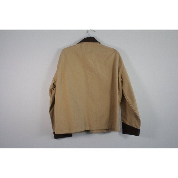 Vintage T'Bens Canvas Chore Coat Barn Jacket Tan/Brown Large - Picture 2 of 4